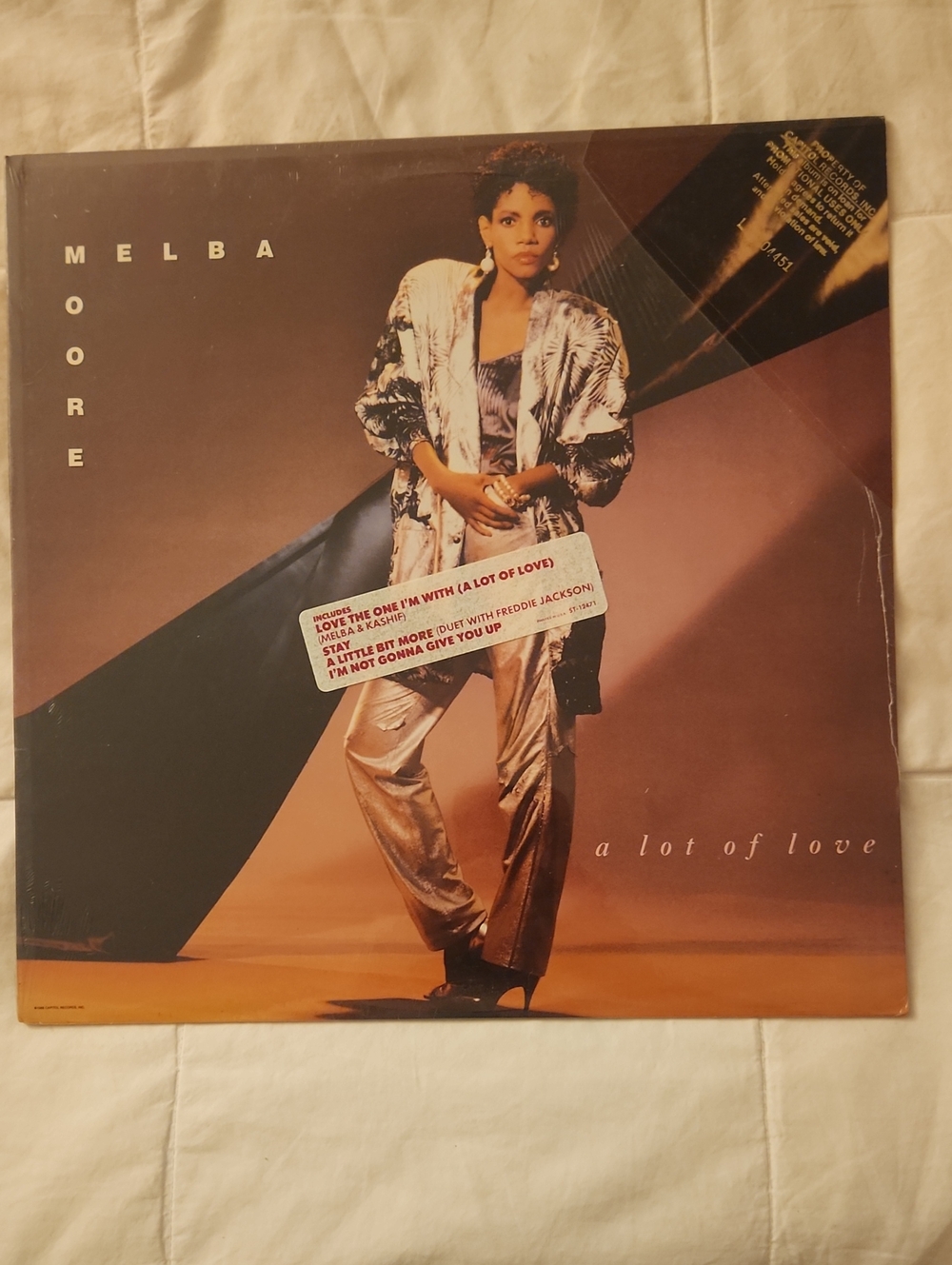 Melba Moore: A Lot Of Love Vinyl -- SEALED DJ COPY! BEST OUT THERE! HIDDEN STASH